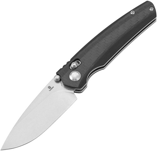 Tenable Raven Crossbar Lock Pocket Knife Twill Carbon Fiber - T2109V1 
