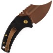 Kansept Wasp Button Lock Pocket Knife Black - T2144F3 