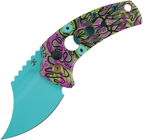 Kansept Wasp Button Lock Pocket Knife Undead - T2144F5 