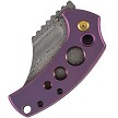 Kansept Wasp Button Lock Pocket Knife Purple Titanium - T2144F6 