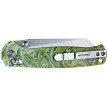 Defcon Artifact Axis Lock Pocket Knife Green Gold - TD024GNYL 