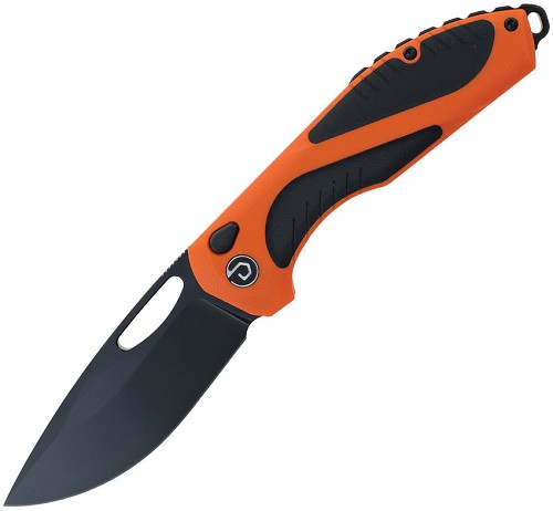 Defcon Black Fang Lite Button Lock Pocket Knife - TD1002OGBK 