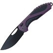 Defcon Black Fang Lite Button Lock Pocket Knife - TD1002PPBK 