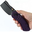 Kansept Korvid V Crossbar Lock Pocket Knife Purple - TE2030V3 