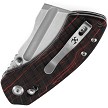 Kansept Korvid V Crossbar Lock Pocket Knife Black Red - TE2030V6 