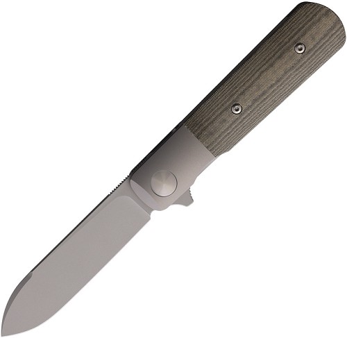 Terrain 365 Otter Flip ATB Framelock Pocket Knife OD Green - TER10712 