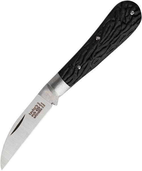 Taylors Eye Witness Tacklers Slip Joint Pocket Knife Black - TEW34 