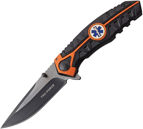 Tac Force EMS Linerlock Pocket Knife Spring Assisted - TF1013EM 
