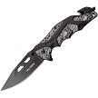 Tac Force Linerlock Pocket Knife Spring Assisted Gray - TF1021GY 