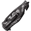 TF1021GY Tac Force Linerlock Pocket Knife Spring Assisted Gray 