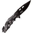 TF1021GY Tac Force Linerlock Pocket Knife Spring Assisted Gray 