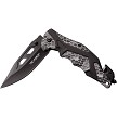TF1021GY Tac Force Linerlock Pocket Knife Spring Assisted Gray 
