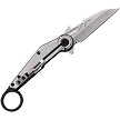 TF1041GY Tac Force Linerlock Pocket Knife Spring Assisted Gray 