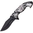 Tac Force Linerlock Pocket Knife Spring Assisted Digital Camouflage - TF1043DG 