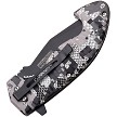 TF1043DG Tac Force Linerlock Pocket Knife Spring Assisted Digital Camouflage 