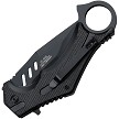 TF1044BK Tac Force Linerlock Pocket Knife Spring Assisted Black 
