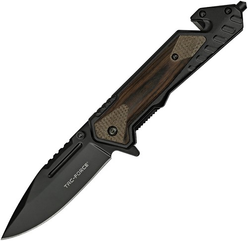 Tac Force Linerlock Pocket Knife Spring Assisted Brown - TF1045BR 