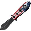 Tac Force Linerlock Pocket Knife Spring Assisted US Flag - TF1048F 