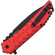 TF1050RD Tac Force Linerlock Pocket Knife Spring Assisted Red 