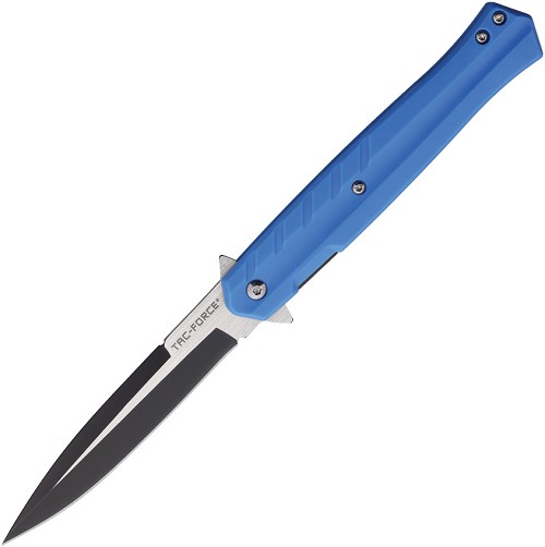 Tac Force Linerlock Pocket Knife Spring Assisted Blue - TF2002BL 