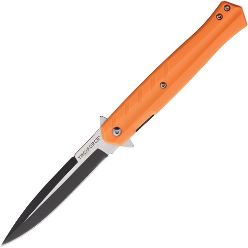 Tac Force Linerlock Pocket Knife Spring Assisted Orange - TF2002OR 