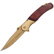 Tac Force Linerlock Pocket Knife Spring Assisted Opening Gold - TF2009GD 