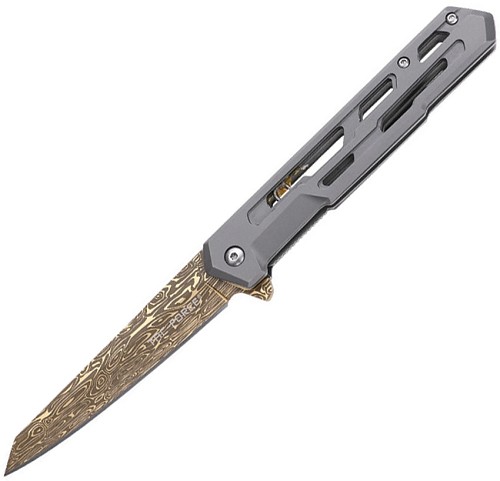 Tac Force Spring Assisted Folder Linerlock Pocket Knife - TF2010GY 