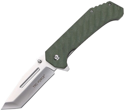Tac Force Linerlock Pocket Knife Spring Assisted Opening Green - TF2012GN 