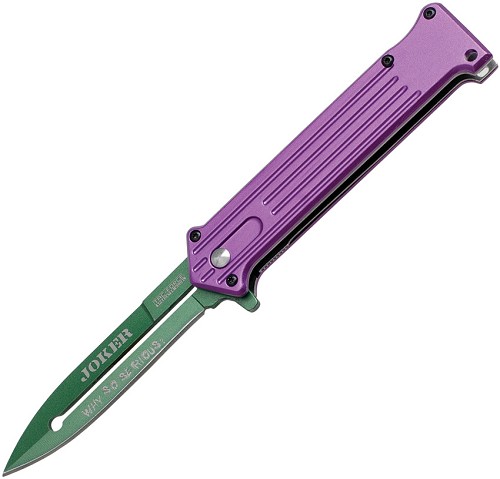 Tac Force Joker Fantasy Linerlock Pocket Knife A/O - TF457PGN 