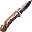 TF498BC Tac Force Rescue Linerlock Pocket Knife Spring Assisted 