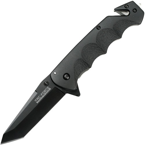 Tac Force Rescue Linerlock Pocket Knife Spring Assisted - TF499BT 