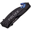 TF525PD Tac Force Police Linerlock Pocket Knife Spring Assisted 
