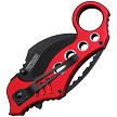TF578RD Tac Force Karambit Linerlock Pocket Knife Red Spring Assisted 