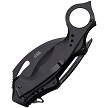 TF705KBK Tac Force Linerlock Pocket Knife Spring Assisted Black 