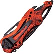 TF705RC Tac Force Linerlock Pocket Knife Spring Assisted Red Camouflage 