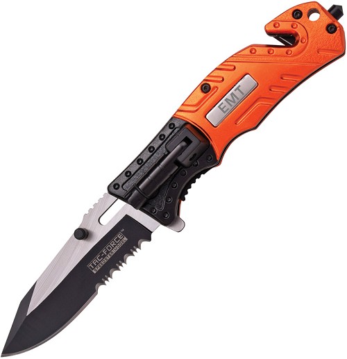 Tac Force EMT Rescue Linerlock Pocket Knife A/O - TF835EM 