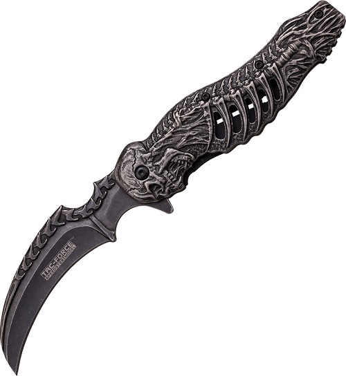 Tac Force Skeleton Linerlock Pocket Knife A/O - TF857 