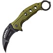 Tac Force Linerlock Pocket Knife Spring Assisted Green - TF985GN 