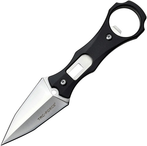 Tac Force Fixed Blade Knife Black - TFFIX020BK 