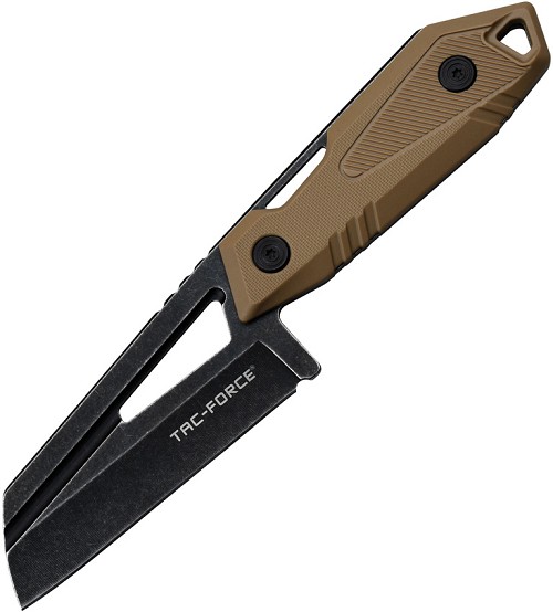 Tac Force Fixed Blade Knife Brown - TFFIX021BR 