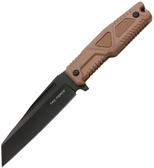 Tac Force Fixed Blade Knife Brown - TFFIX116BN 