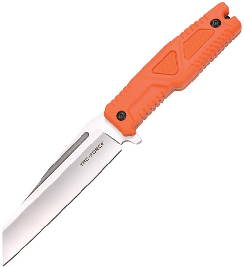 Tac Force Fixed Blade Knife Orange - TFFIX116OR 