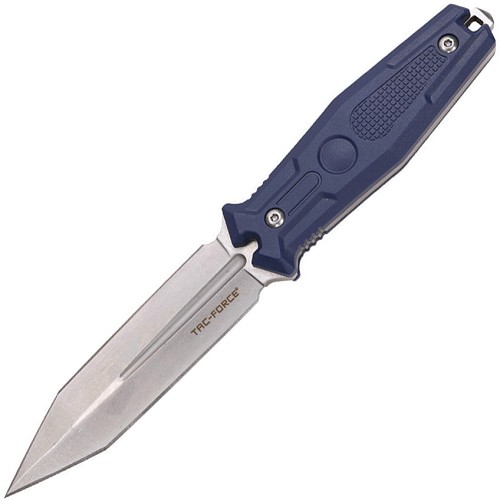 Tac Force Fixed Blade Knife Blue - TFFIX118BL 