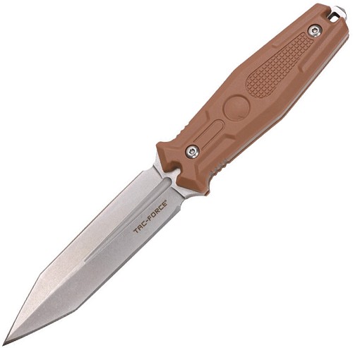 Tac Force Fixed Blade Knife Brown - TFFIX118BN 