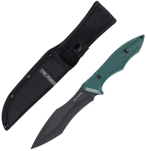 Tac Force Fixed Blade Knife Green - TFFIX120GN 