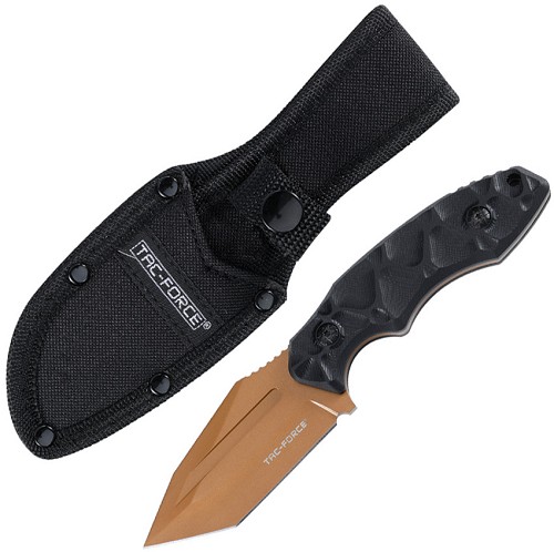 Tac Force Fixed Blade Knife Bronze - TFFIX121BNZ 