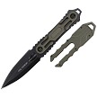 Tac Force Fixed Blade Knife Green - TFFIX124GN 