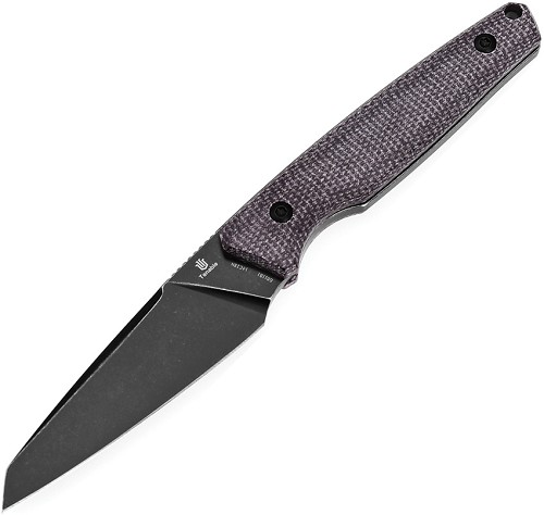 Tenable Parr Fixed Blade Knife Purple Micarta - TG011B1 