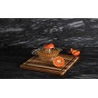 THS407 Teak Haus Essential Square Cutting Board 