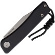 Tactile Knife Company Bexar Slip Joint Pocket Knife Black G10 - TKCBXMCGXBL 
